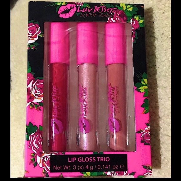 🆕HP🔥HTF/BETSEY JOHNSON COLORED LIPGLOSS PLUMPING&BEAUTIFUL QTY3 TRIO NWT&NIB!!! - Picture 7 of 10